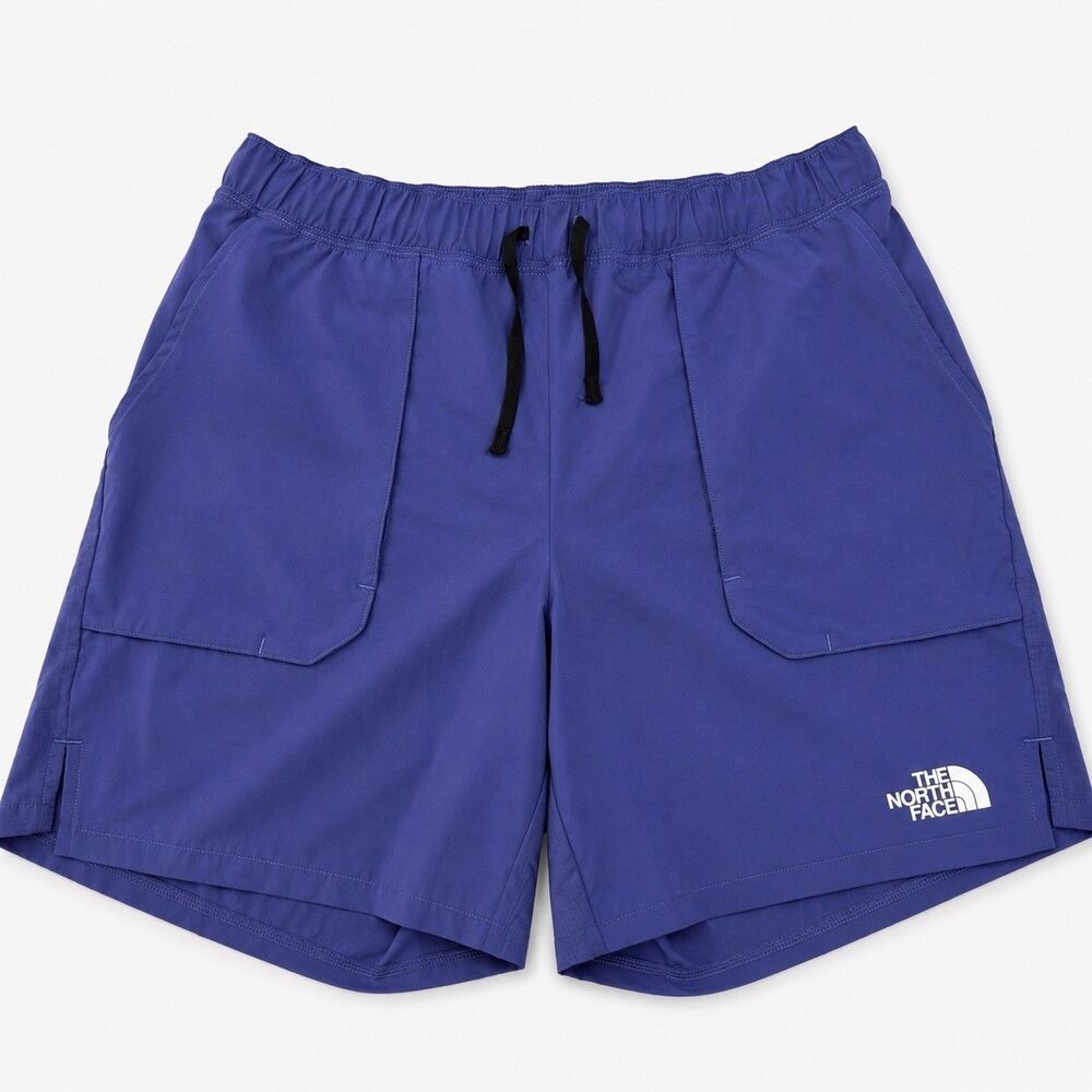 The North Face Mens Athletic Shorts Blue Sz M Inseam 7" Hiking Outdoor Trail